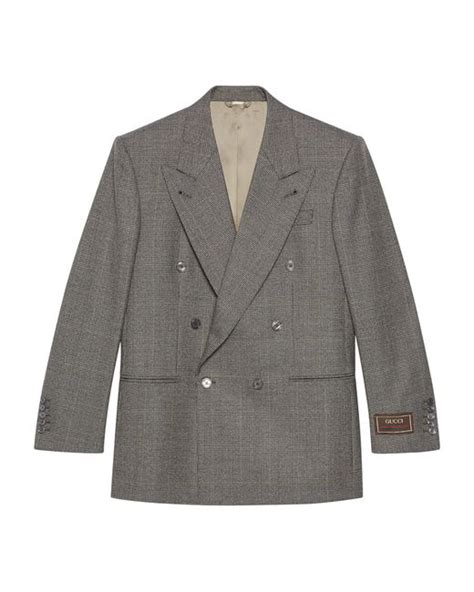 Gucci Prince of Wales check wool jacket